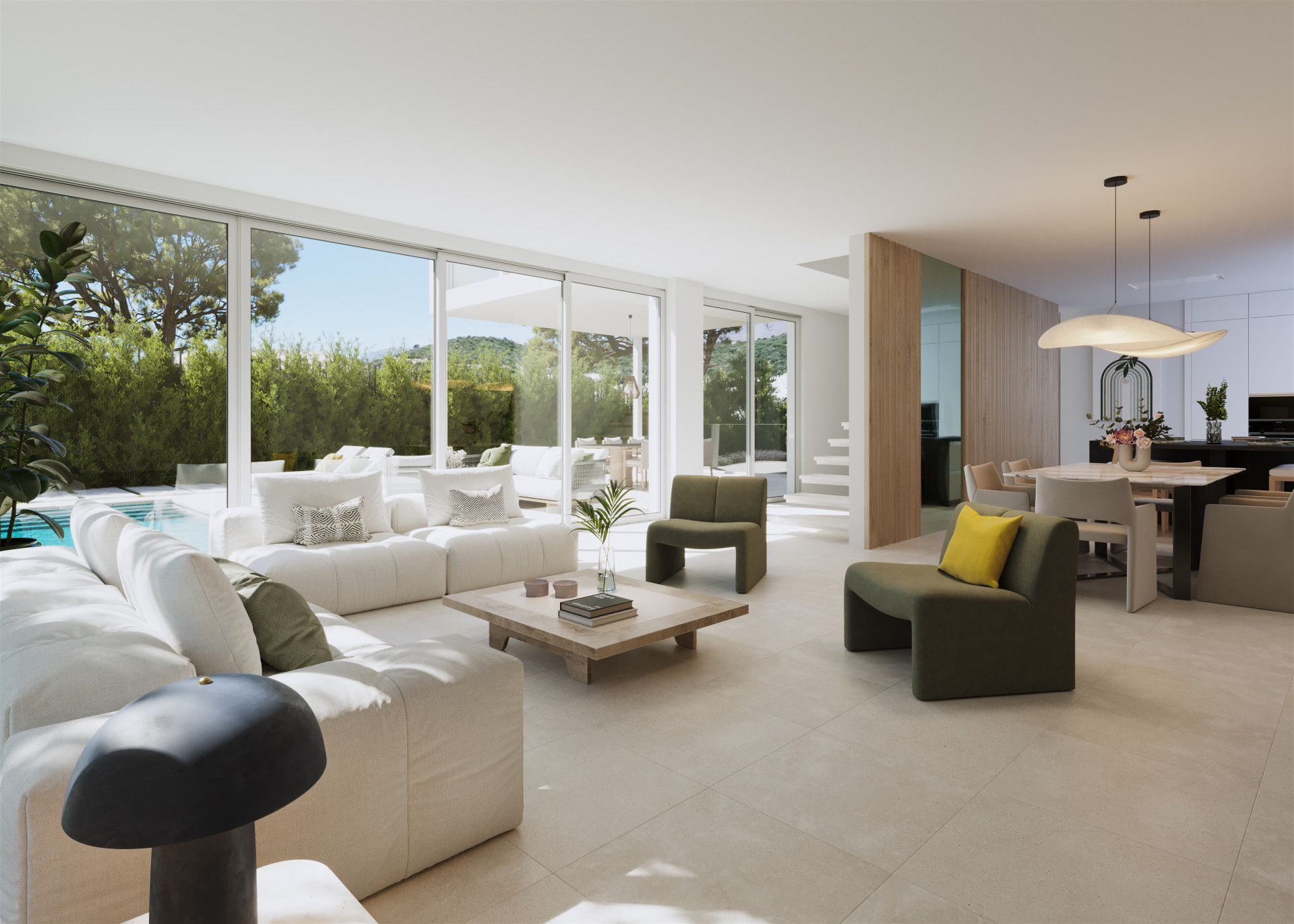 Luxury, south facing three bedroom Villa located in Valle Romano, Estepona