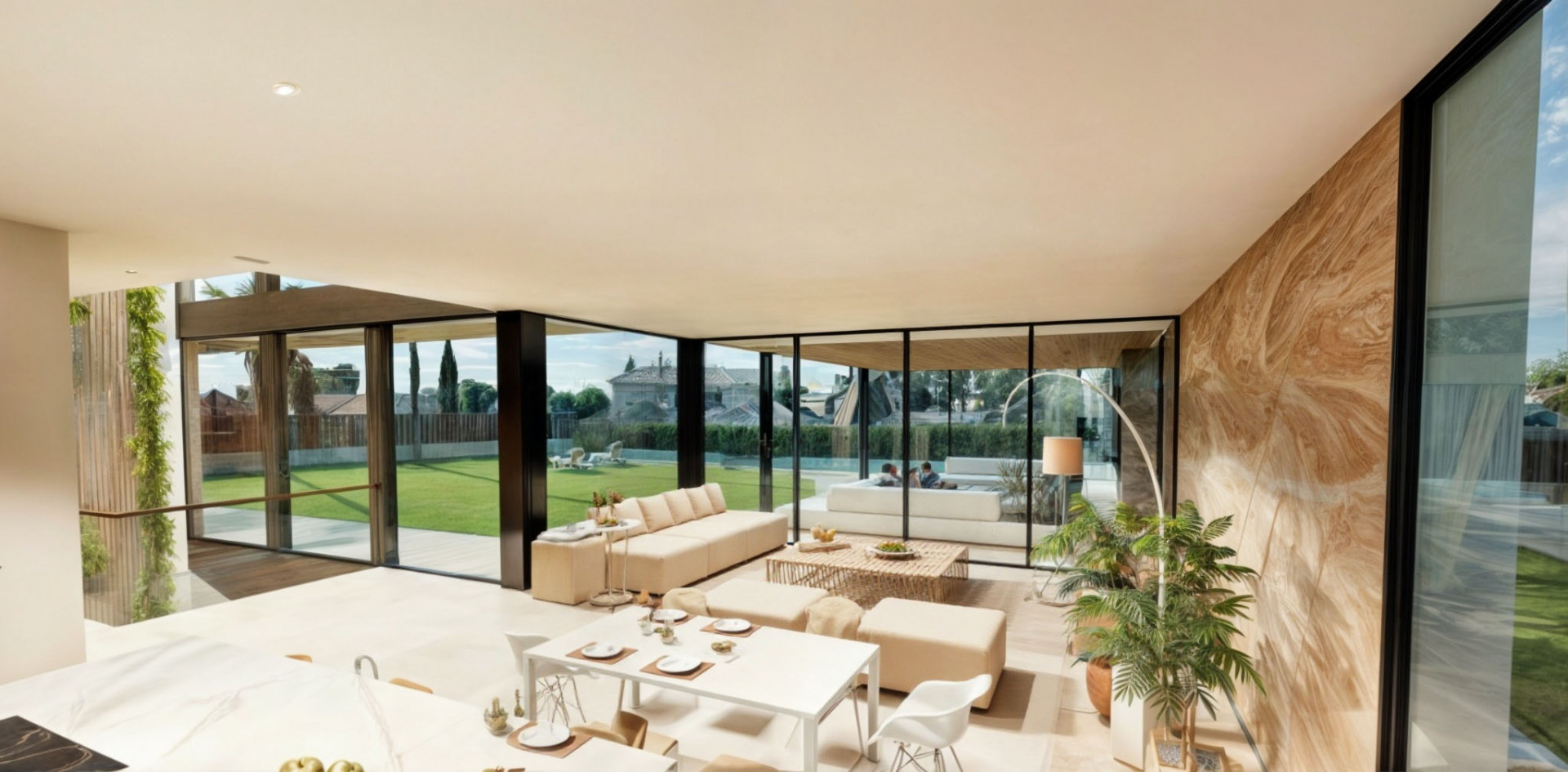 Beautiful four bedroom villa located in a gated community in Nueva Andalucia, Marbella