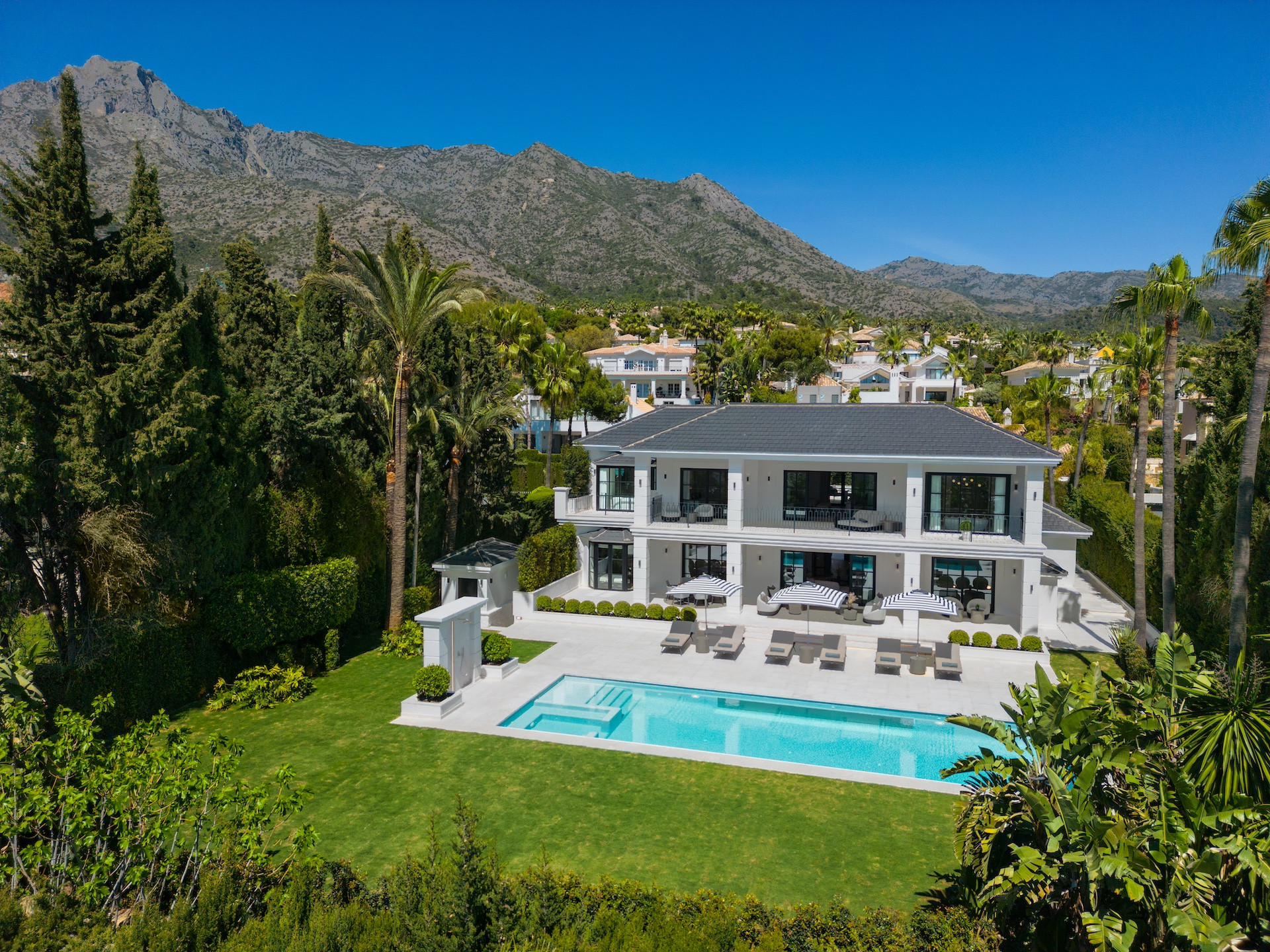 Stunning, six bedroom south-west facing Villa located in Sierra Blanca, Marbella