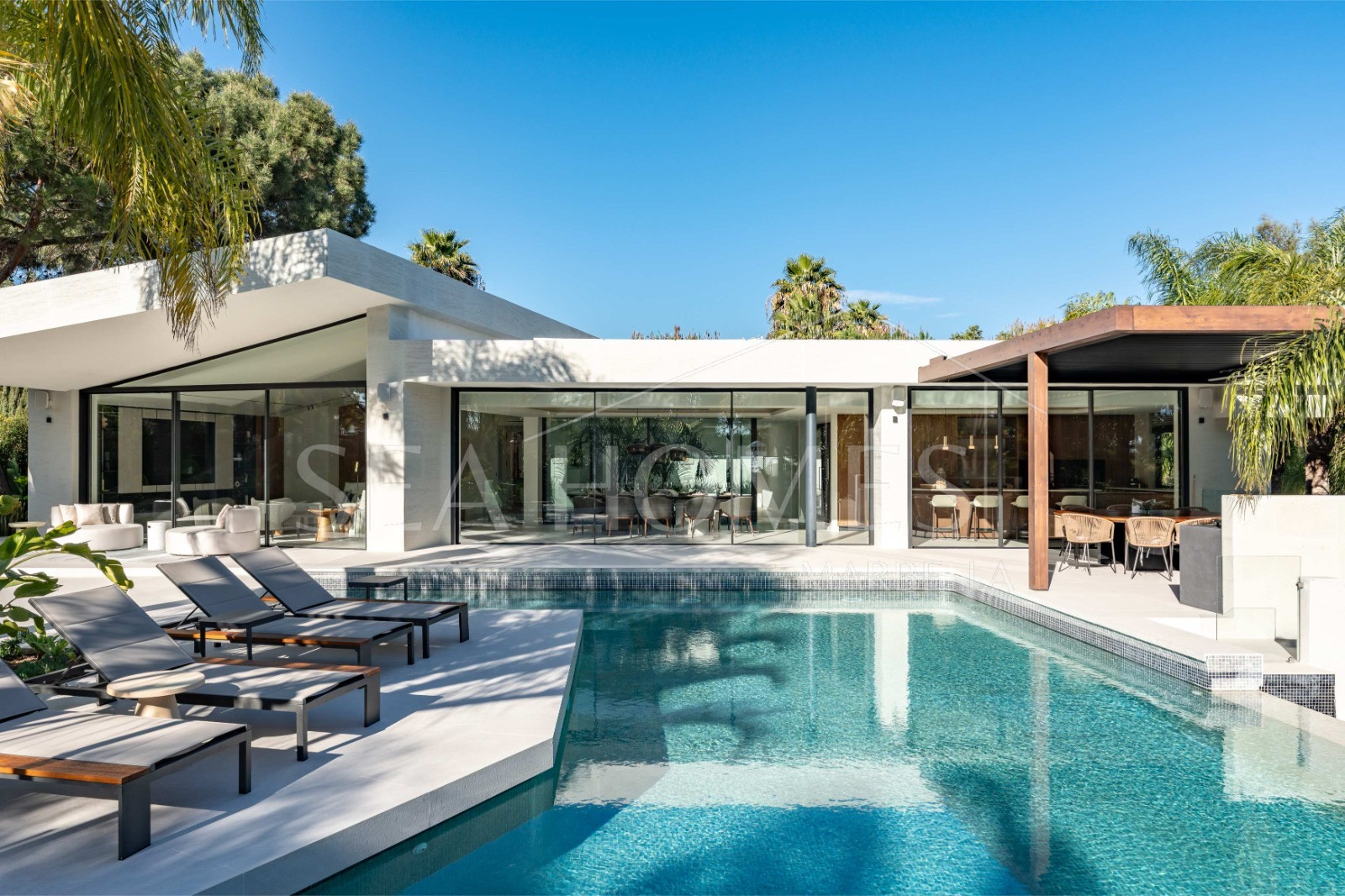 Stunning five bedroom newly renovated Villa, nestled within the exclusive gated community of Hacienda Las Chapas, Marbella