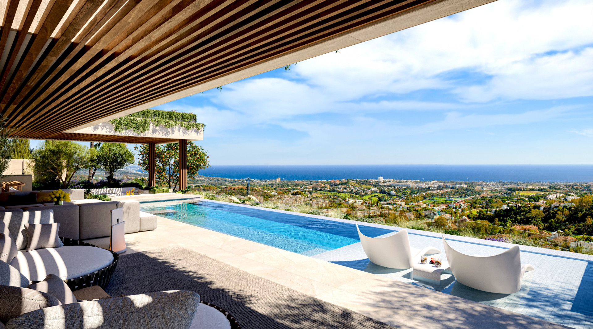 Luxurious five bedroom villa with stunning views located in Benahavis