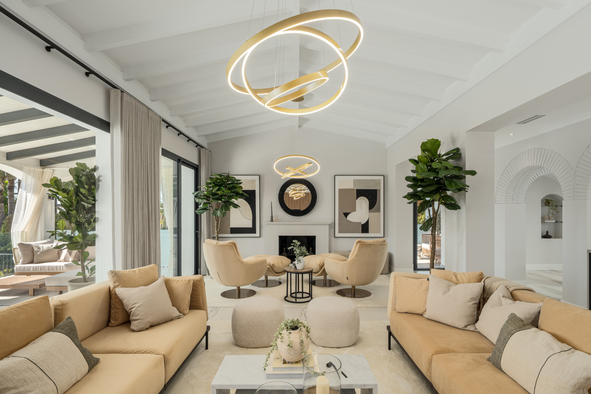 Charming five bedroom villa located in the gated community of Altos Reales, Marbella Golden Mile