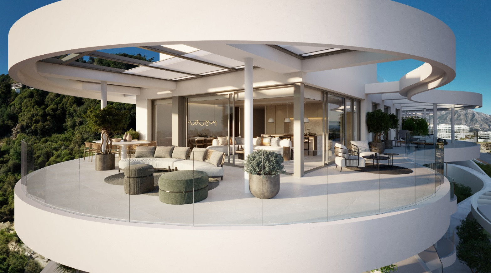 Luxury four bedroom penthouse with Panoramic Mediterranean Views in the View Marbella, Benahavis