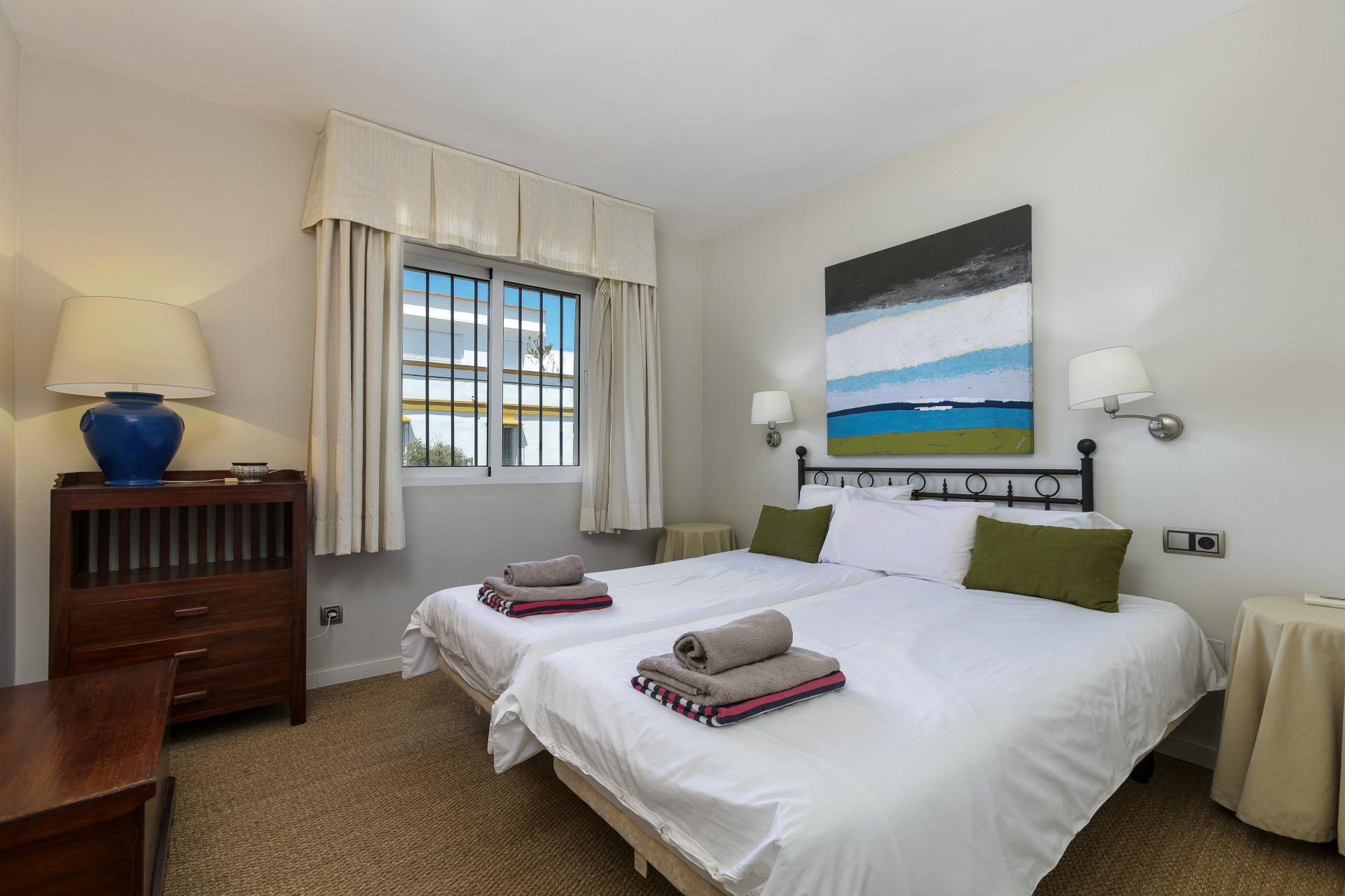 Casa del Mar is an exquisite beachfront townhouse set within the prestigious Marbellamar community