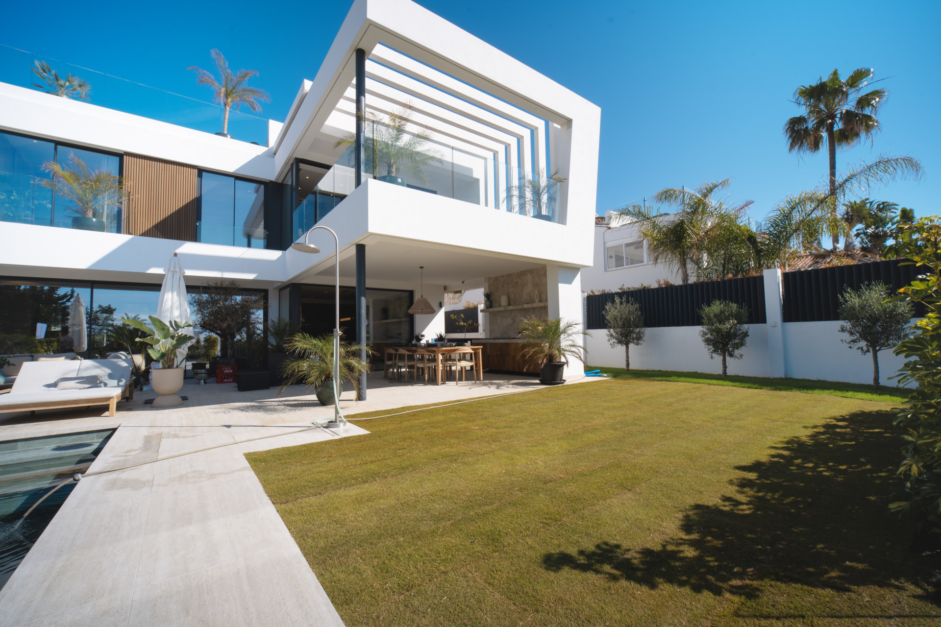 Contemporary four bedroom villa with panoramic views in Marbesa, Marbella.