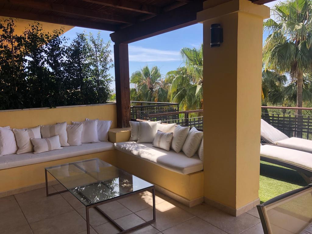 Beautiful, three bedroom ground floor apartment located in the exclusive Condado de Sierra Blanca area of Marbella