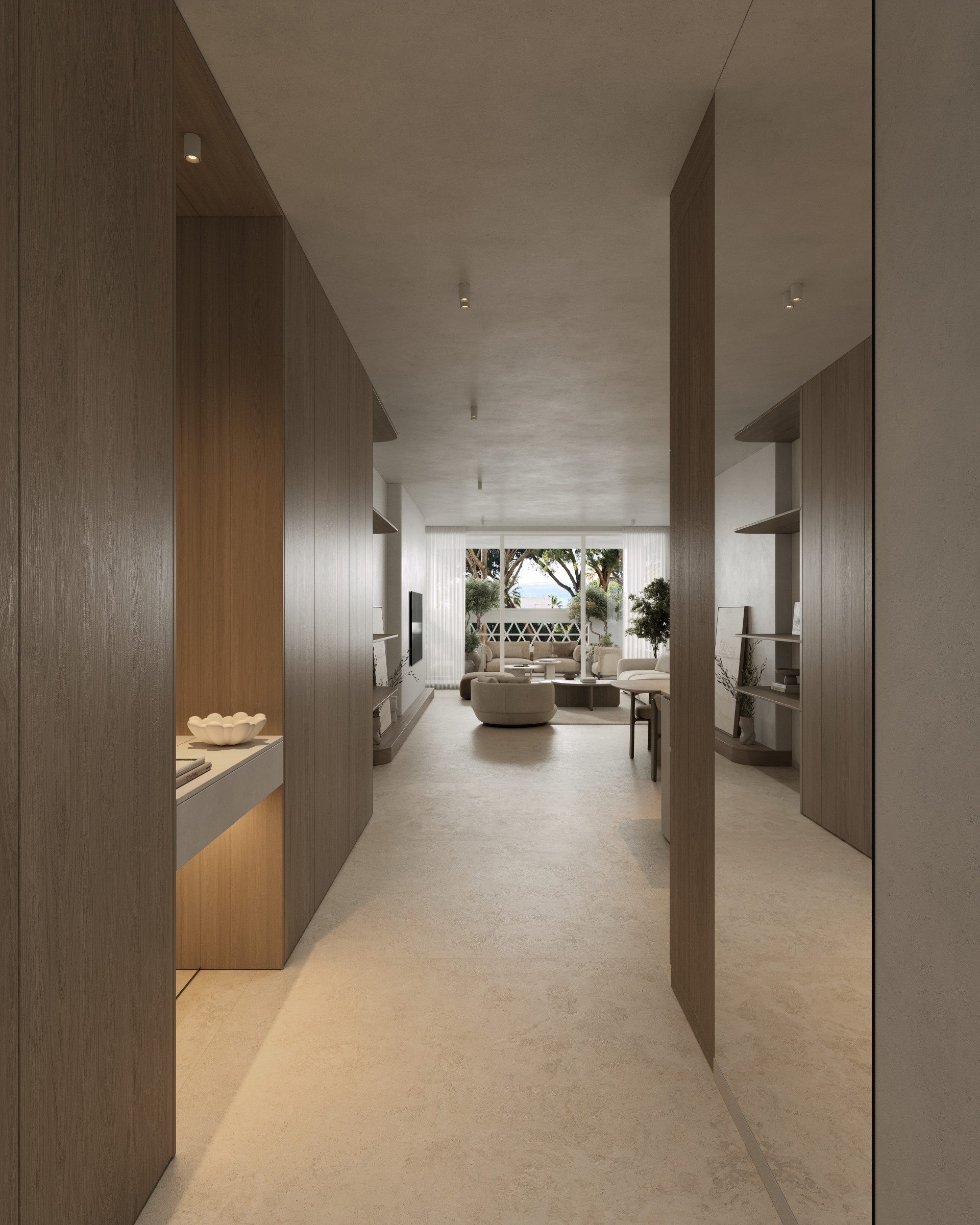 Elegant beachside three bedroom apartment in Playas del Duque, Puerto Banus