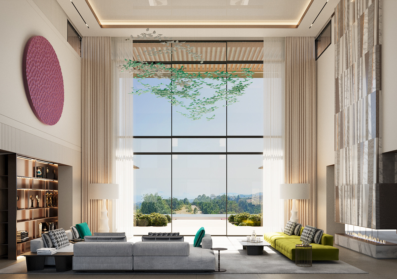 Six bedroom luxury villa project in Los Flamingos Golf