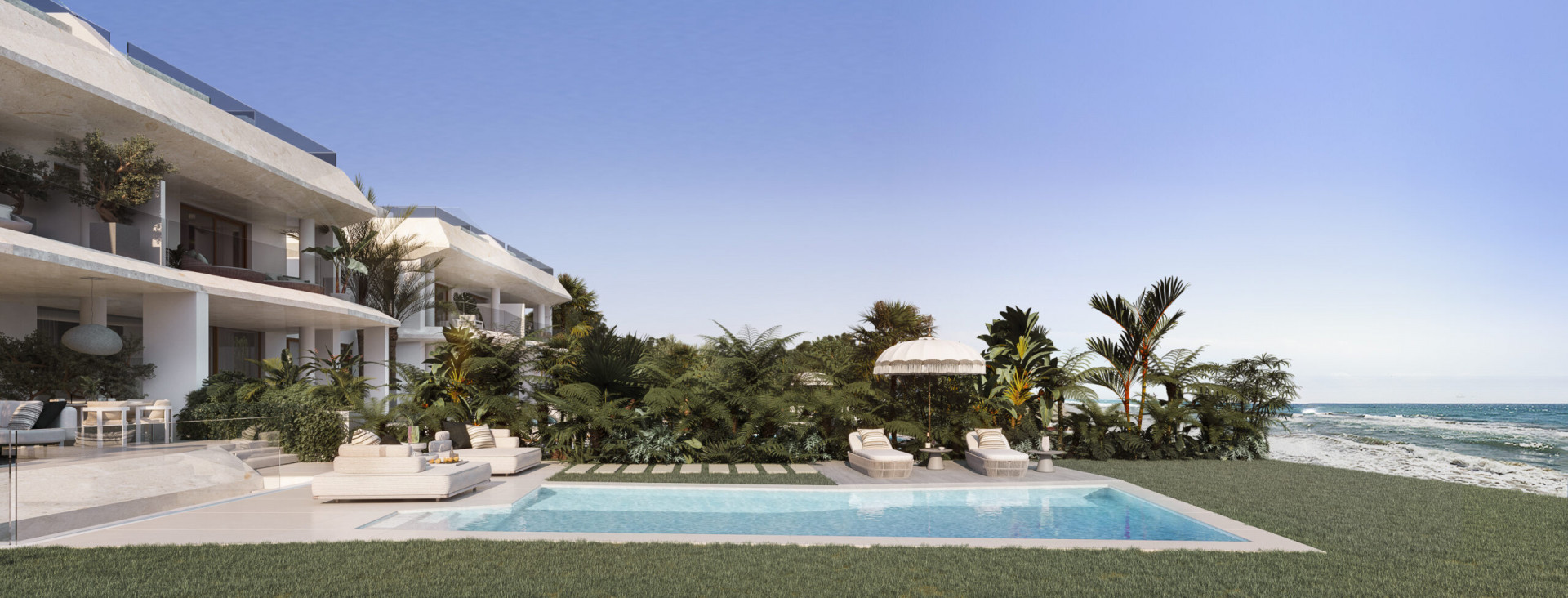Villa Three in Exclusive Development of Four Semi-Detached Villas on the Beachfront in Marbesa, Marbella