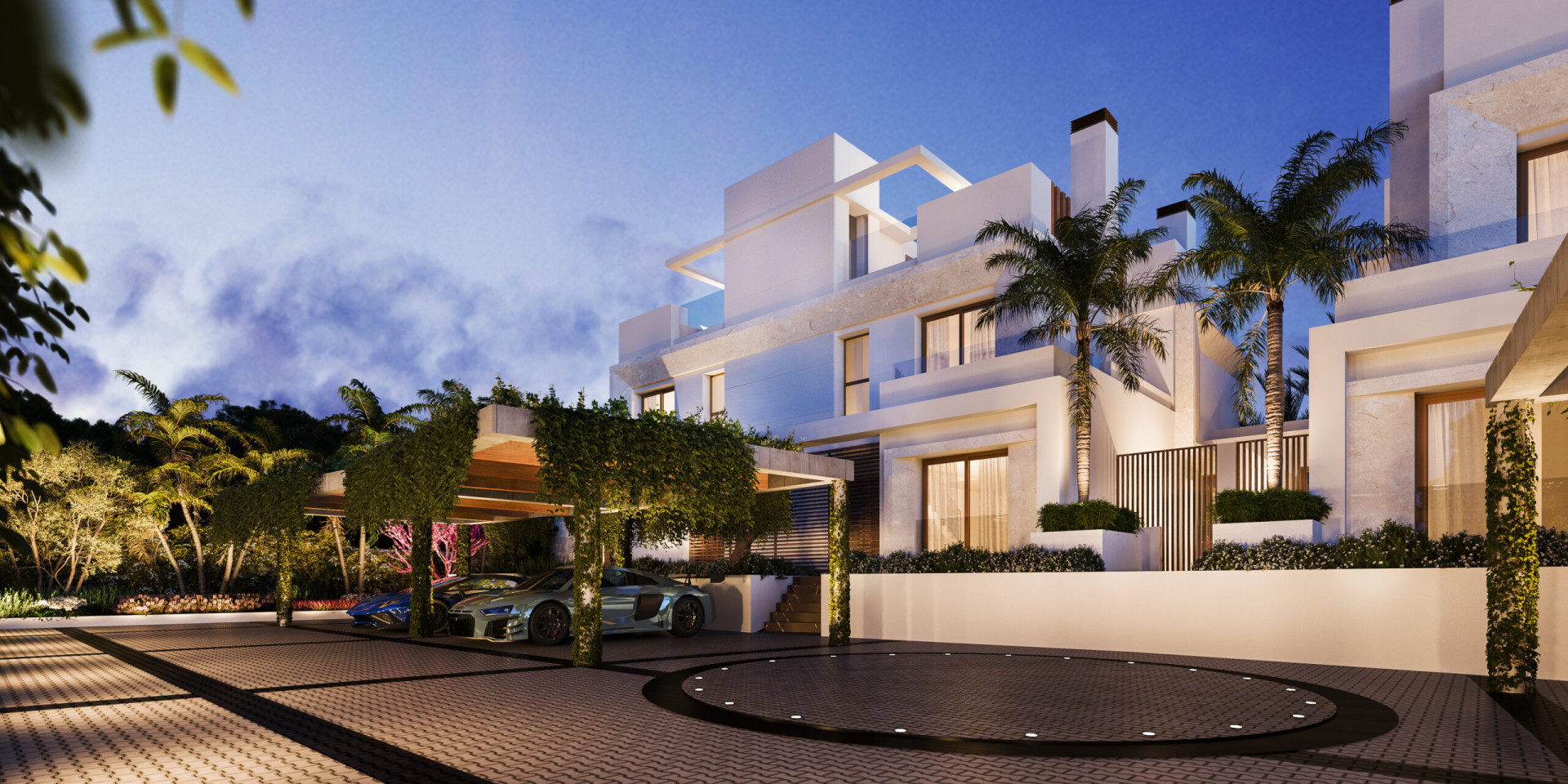 Villa One in Exclusive Development of Four Semi-Detached Villas on the Beachfront in Marbesa, Marbella