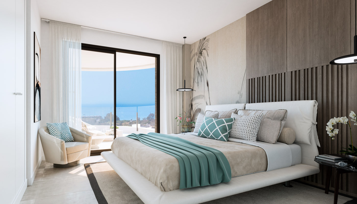 Luxurious 3 bedroom, 2 bathroom south facing apartment located in the New Golden Mile of Estepona