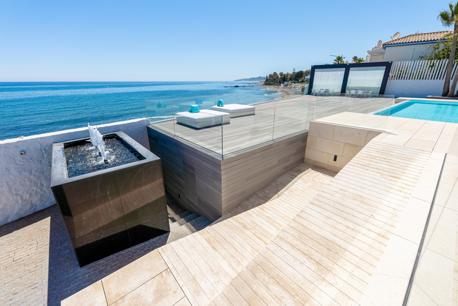 Ultra-Modern Beachfront Villa in Mijas Costa