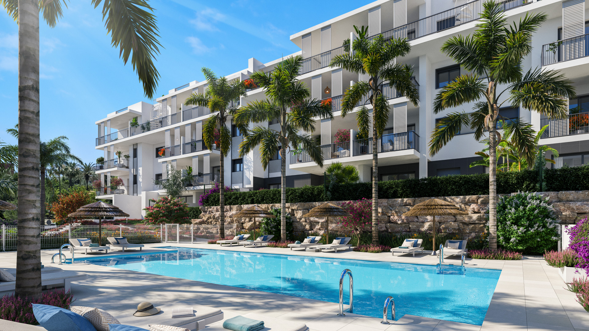 102 apartments and penthouses, a real estate promotion in the center of Estepona