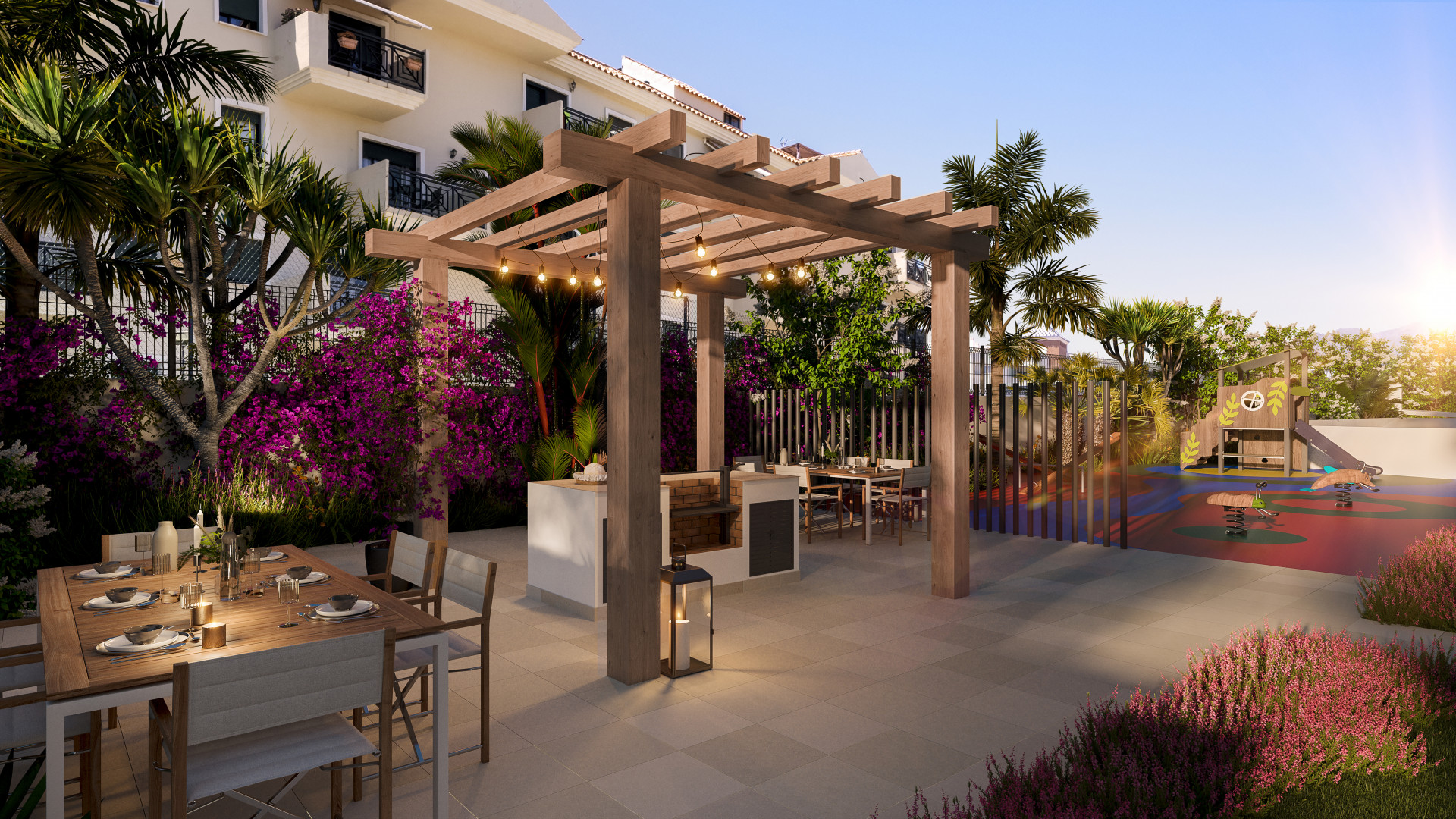 102 apartments and penthouses, a real estate promotion in the center of Estepona