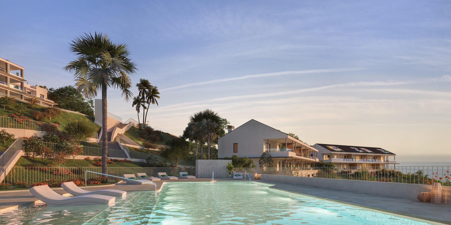 Alba Benalmadena, multi-family homes with beautiful sea views in Torremuelle