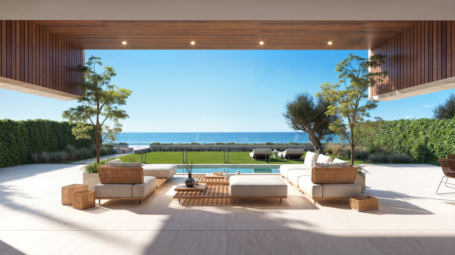 Frontline beach luxury apartments and villas  in La Duqesa