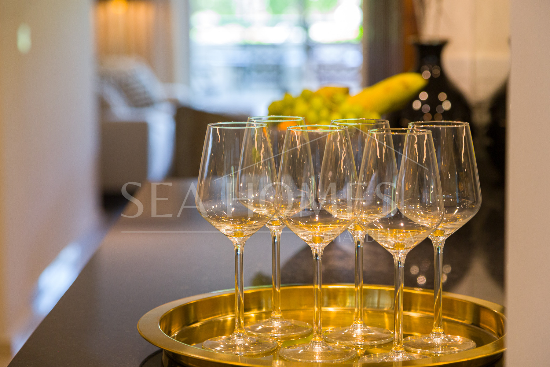 Stunning two bedroom south west facing elevated ground floor apartment in the heart of Marbella's Golden Mile