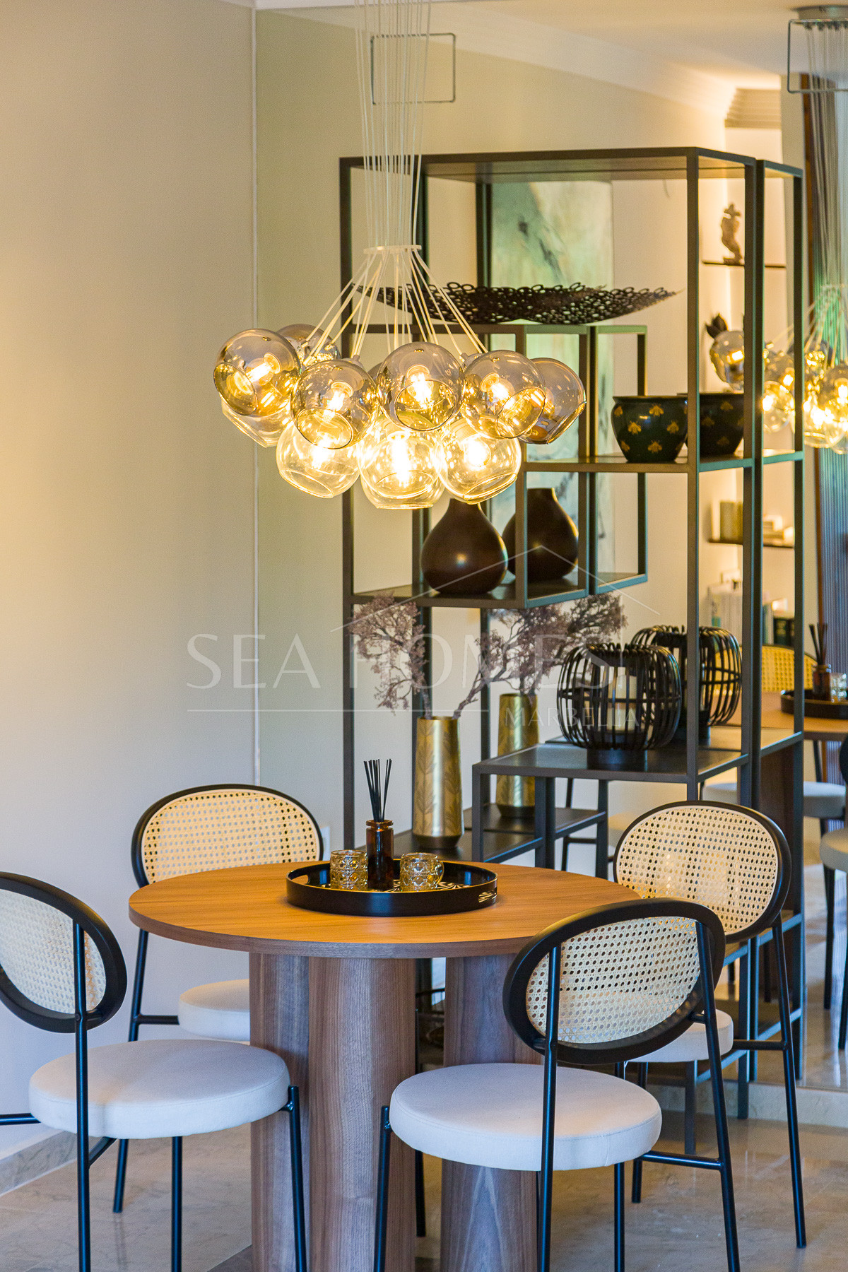 Stunning two bedroom south west facing elevated ground floor apartment in the heart of Marbella's Golden Mile