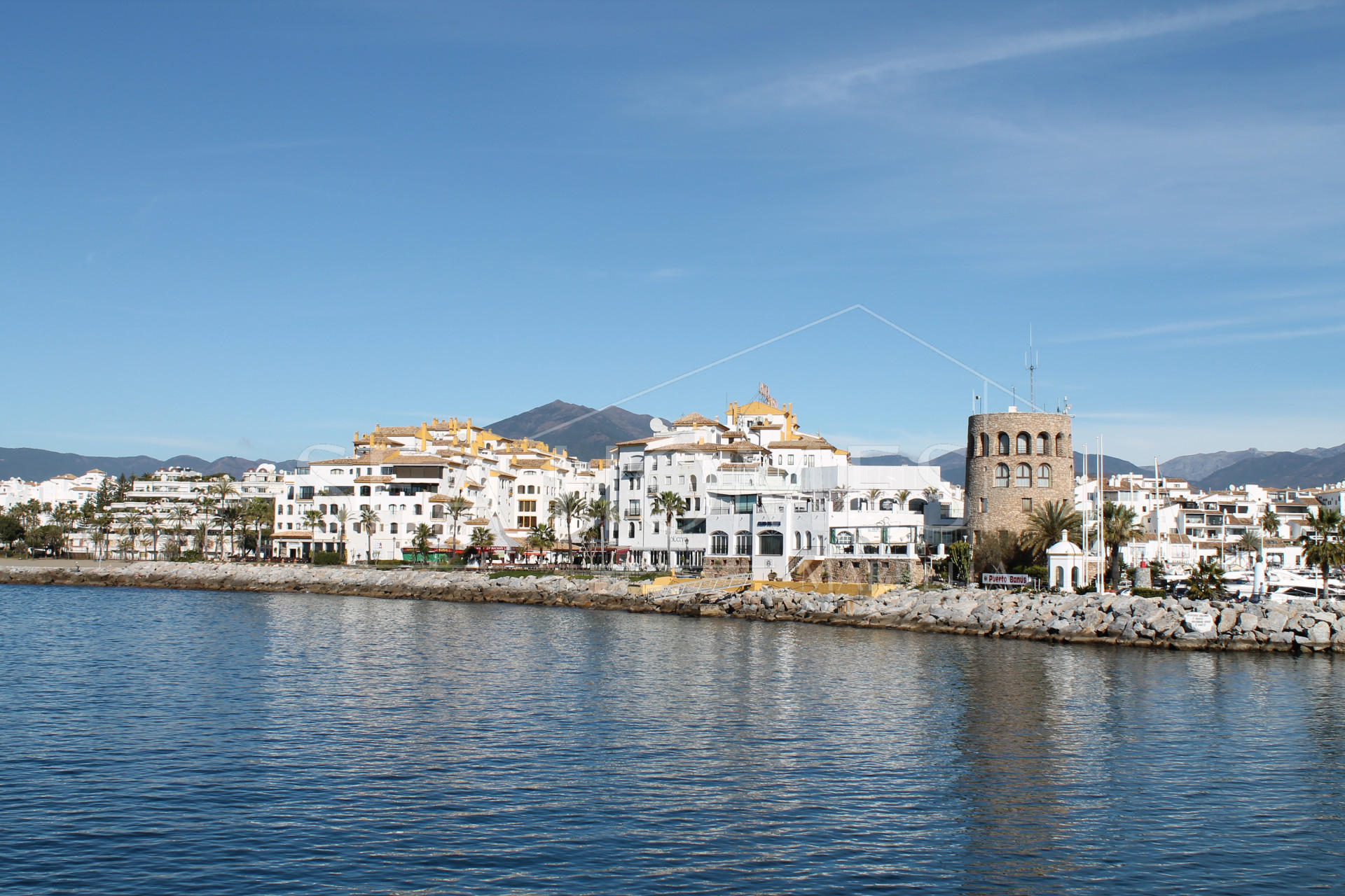 Stunning two bedroom south west facing elevated ground floor apartment in the heart of Marbella's Golden Mile