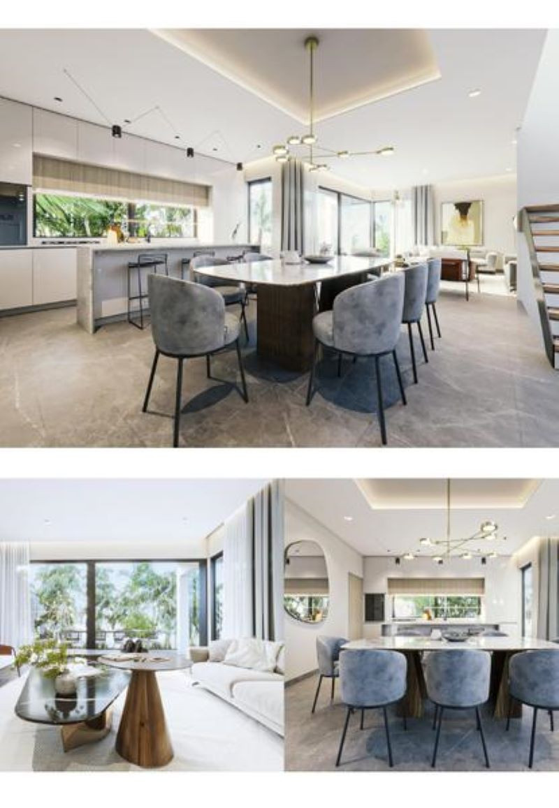 Independent villas with pool and garden located between Marbella and Estepona, ten minutes from Puerto Banús.