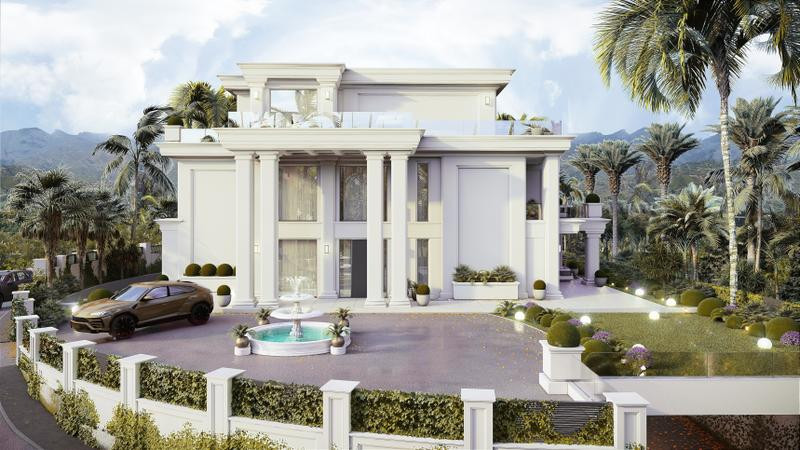 Sophisticated five bedroom villa located in a prestigious urbanization on the Golden Mile - Lomas de Marbella Club.