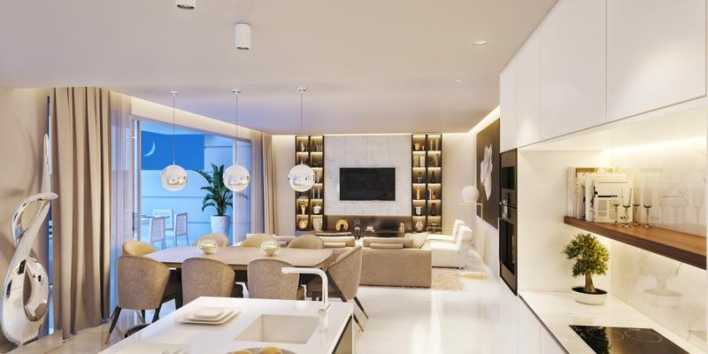 Ten spacious contemporary apartments situated on a hill, allowing for privacy and the feeling of belonging to a club.