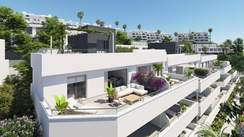 Exclusive multi-family homes with two and three bedrooms located in the privileged setting of Estepona's Golden Mile.
