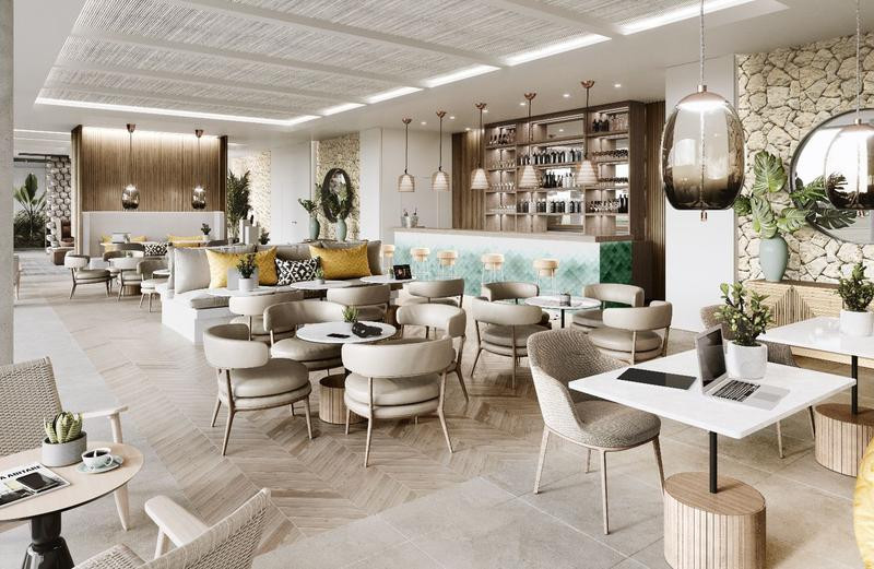 A new development of off plan luxury penthouses and apartments in a superb location 500 meters walking from the beach at Laguna Village.