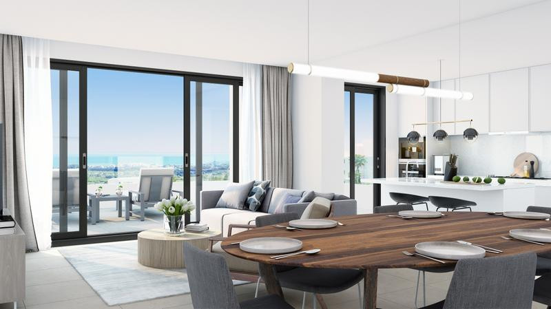 The residential development offers a total of 187 one, two, three or four bedroom homes distributed in three different residential spaces with an avant-garde design.