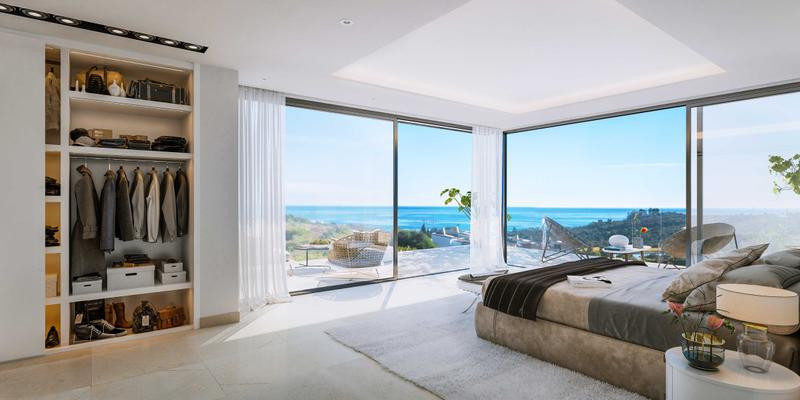 New development consisting of seven contemporary luxury villas with sea views in an exceptional location, in one of the best golf courses on the Costa del Sol just five minutes from Estepona, with its beautiful beaches, marina, shops and leisure.