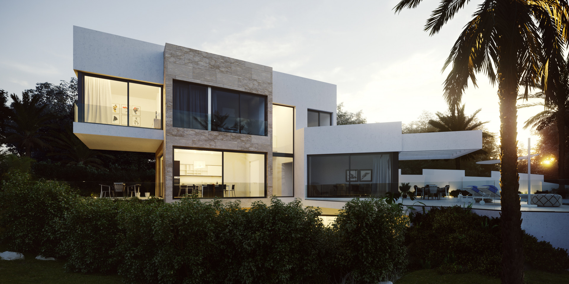 Village - Mirador del Paraíso: 6 latest contemporary design villas in gated community