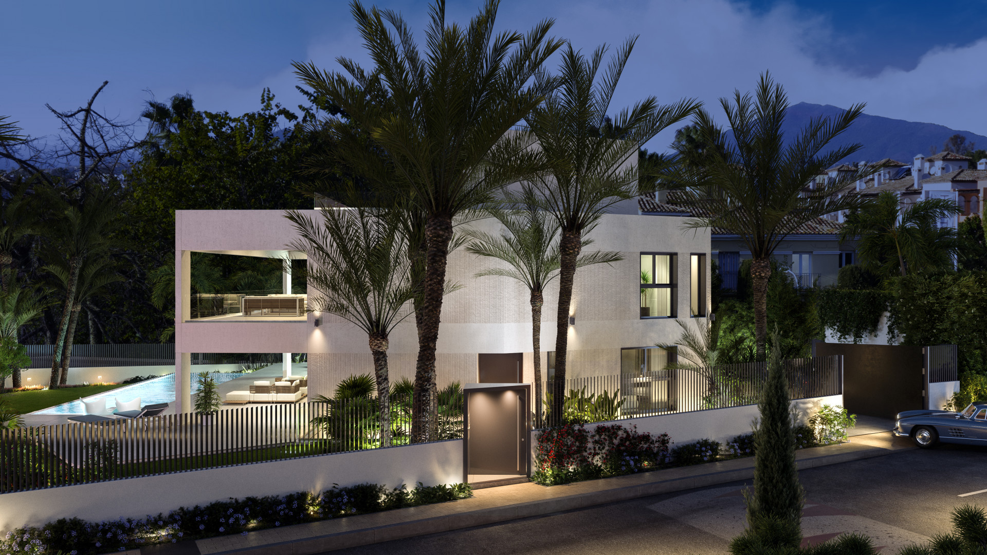 Villa Limon, villa de nueva construcción ubicada en la prestigiosa urbanización de Guadalmina Baja.