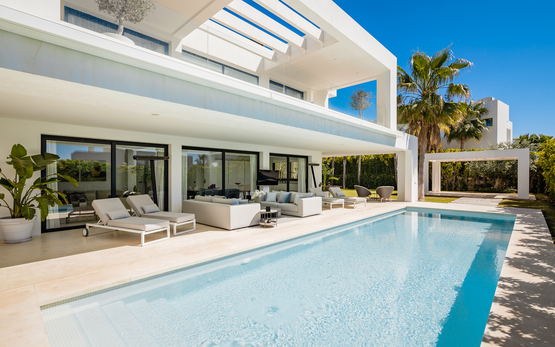 Contemporary luxury villa in a prestigious gated community within the Golf Valley