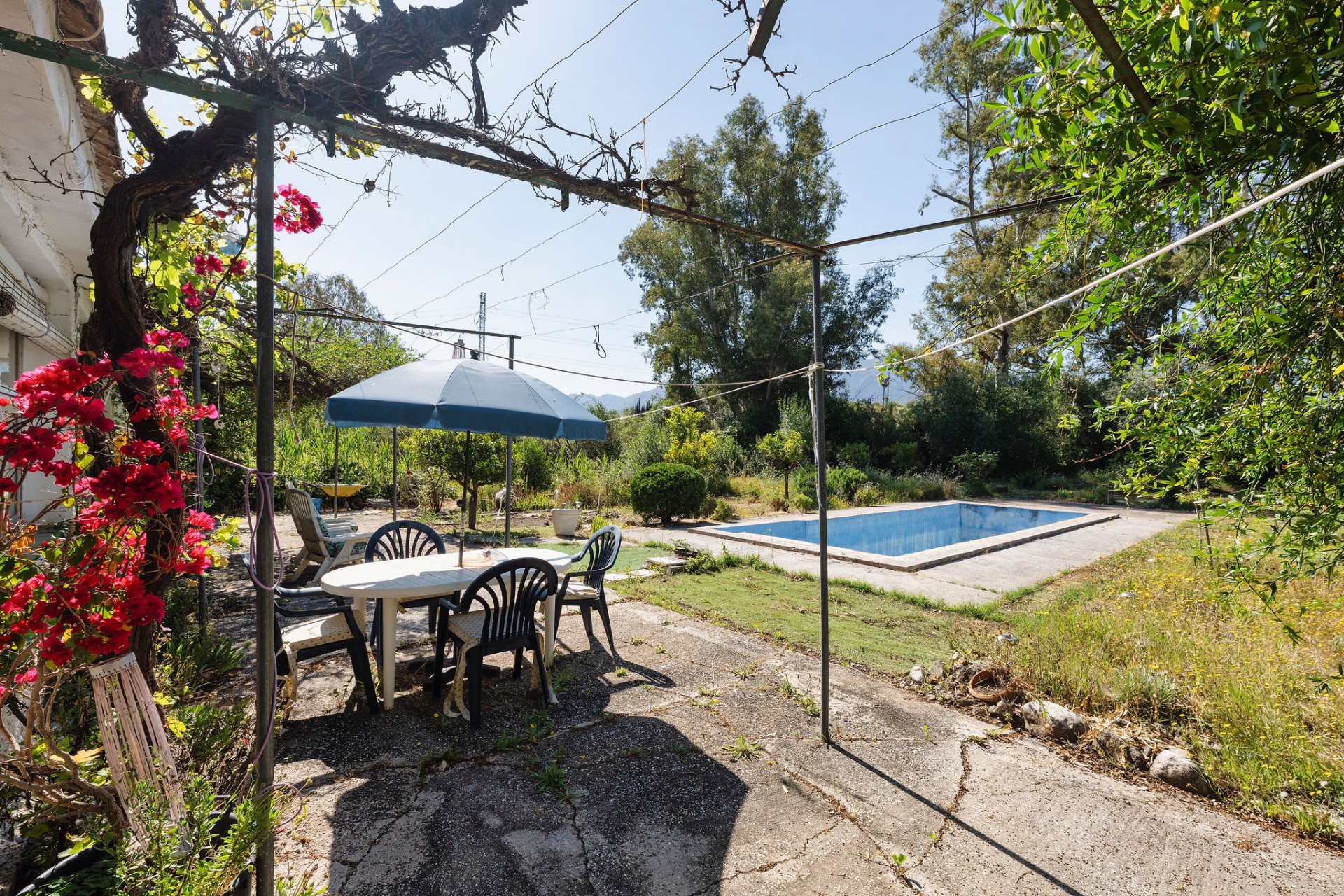 Encantadora Finca con gran potencial fuera de Alhaurín el Grande – Ajuste Idílico con Piscina