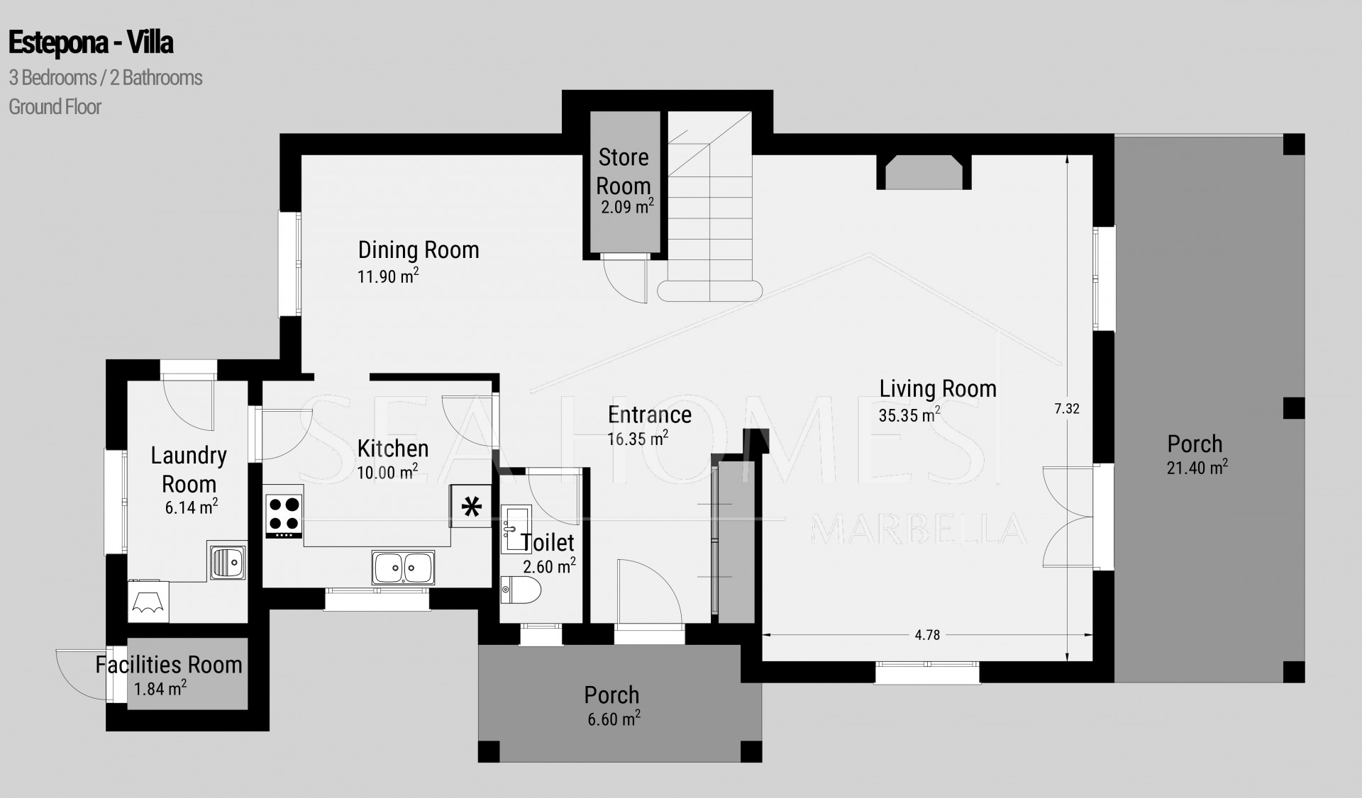 Charming Family Villa in Monte Biarritz!