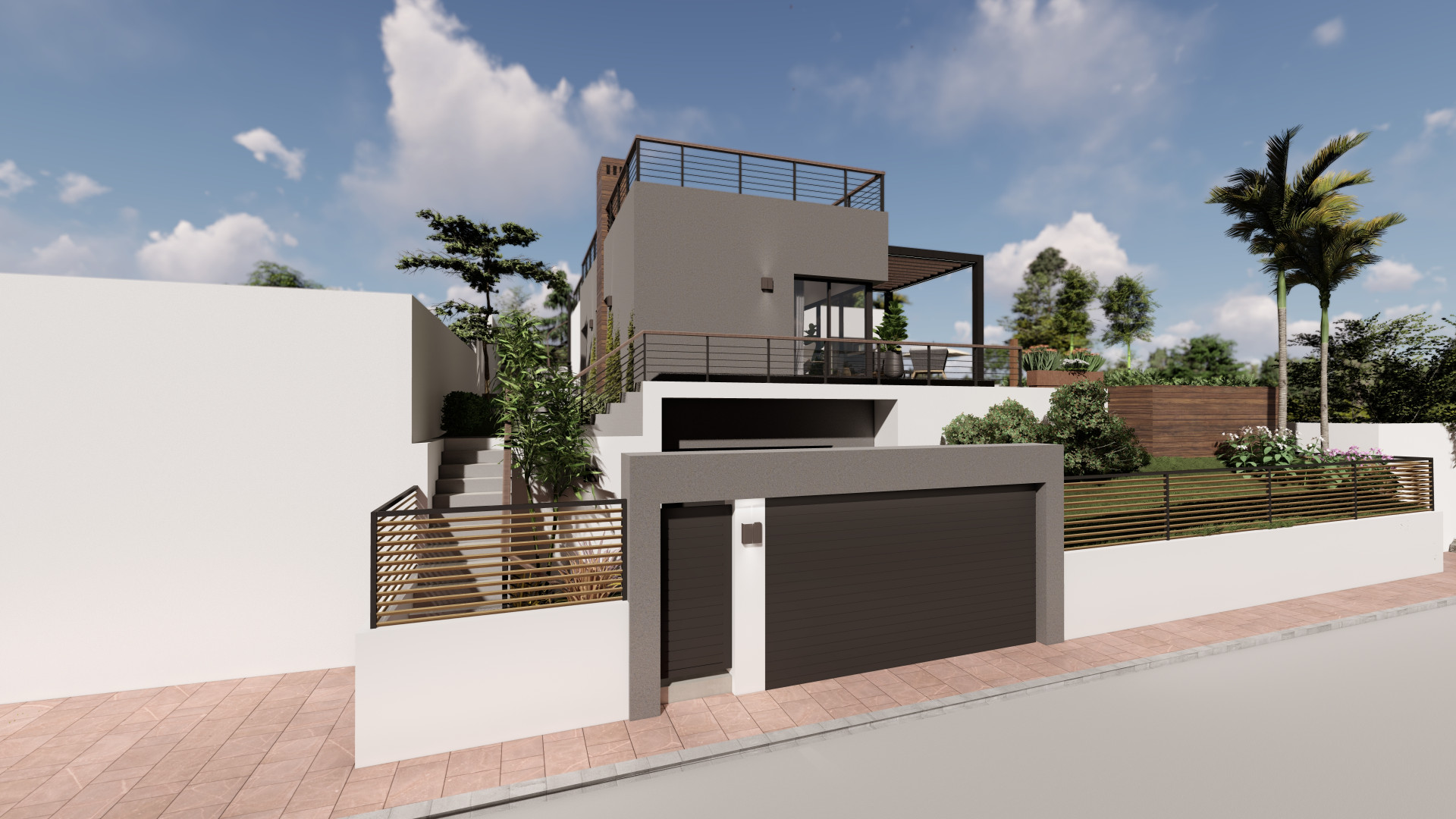 Fantastic contemporary and modern style villa UNDER CONSTRUCTION