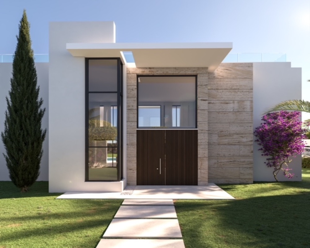 Modern style villa with 4 bedrooms and 5 bathrooms located between Marbella and Estepona
