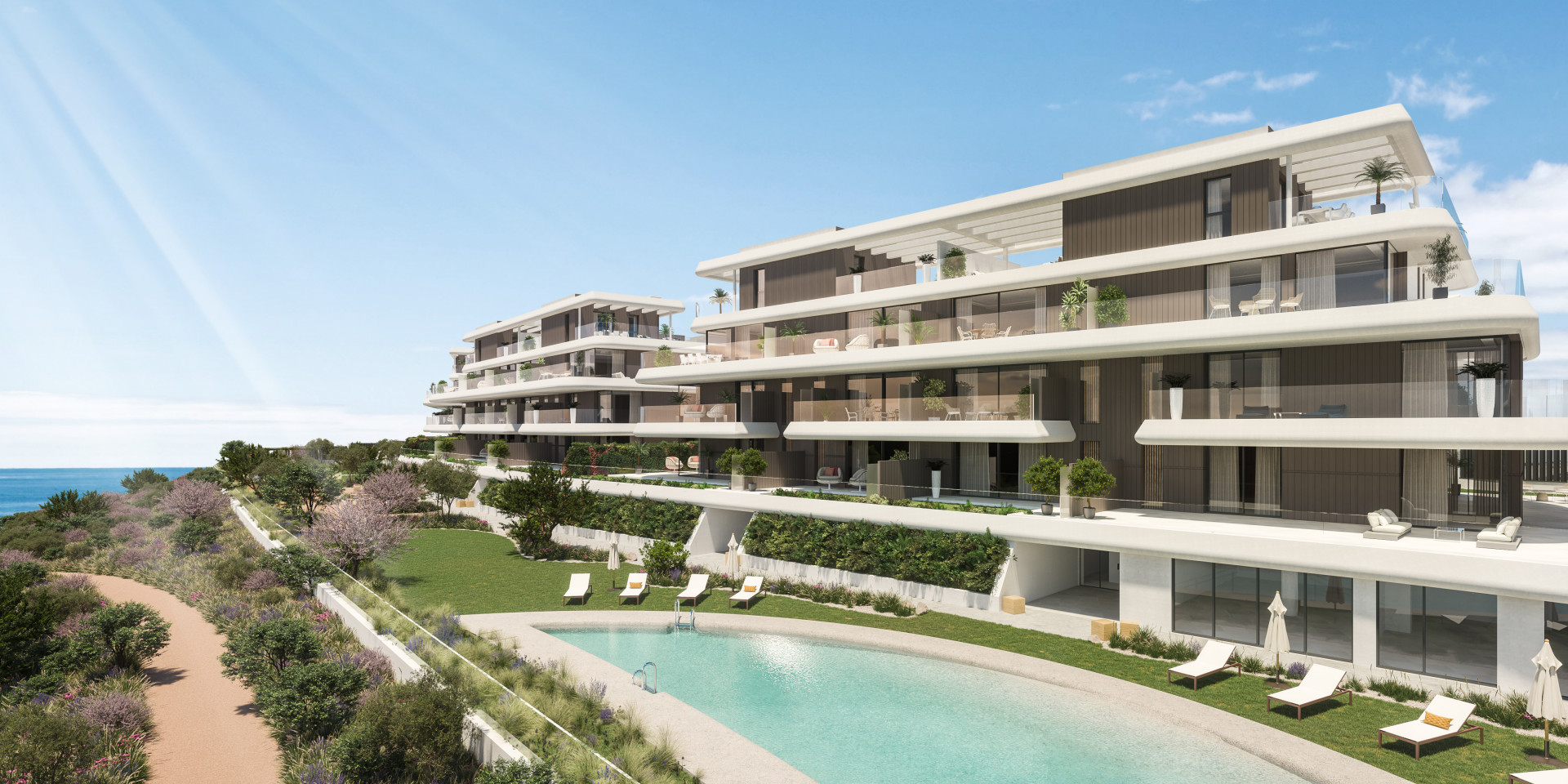 Fantástico apartamento de 3 dorm con increíbles vistas al mar, Estepona