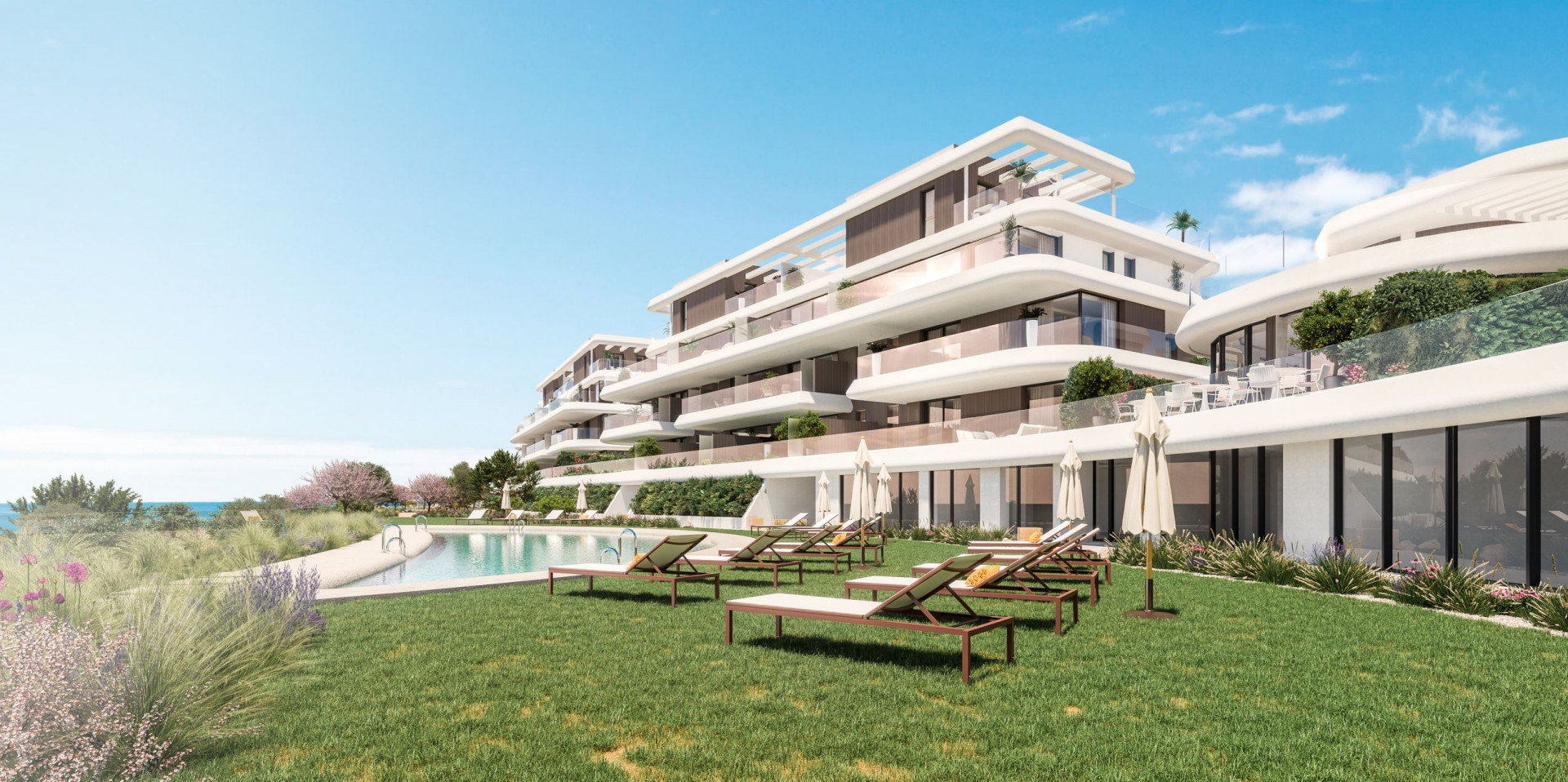 Fantástico apartamento de 3 dorm con increíbles vistas al mar, Estepona