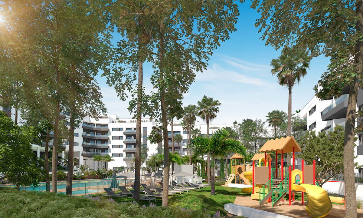 Brand new development of Fuengirola apartments within walking distance