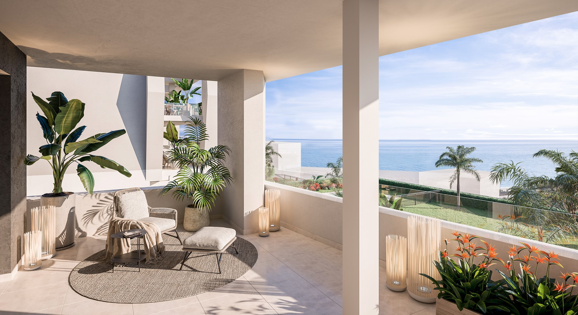 Increíble apartamento de 3 dormitorios con vistas al mar en El Higuerón