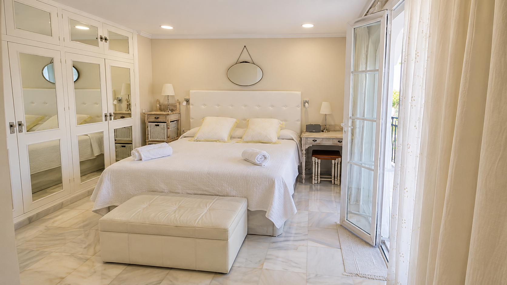 Villa privada de 4 dormitorios de estilo clásico en Nueva Andalucía