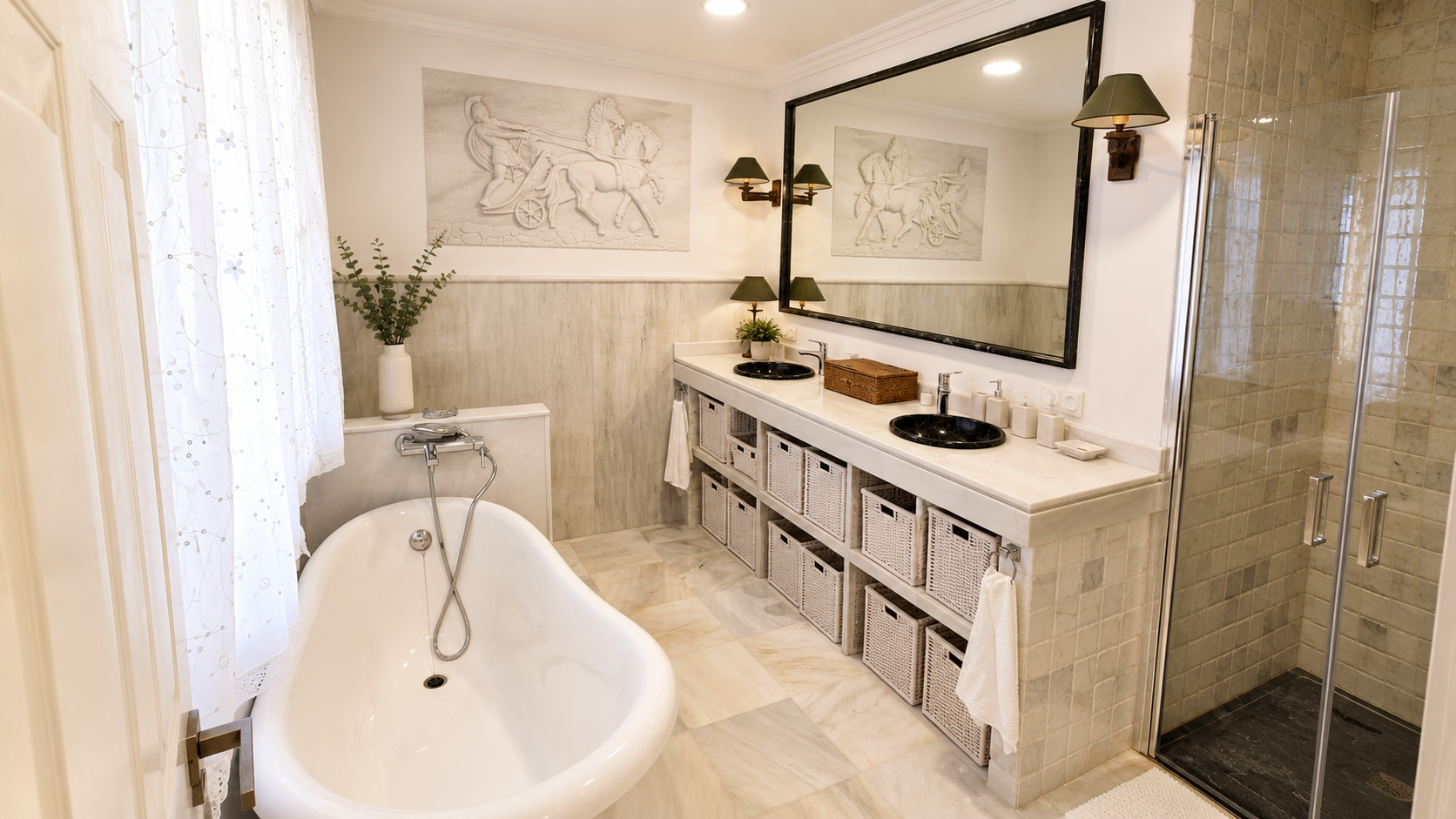 Villa privada de 4 dormitorios de estilo clásico en Nueva Andalucía