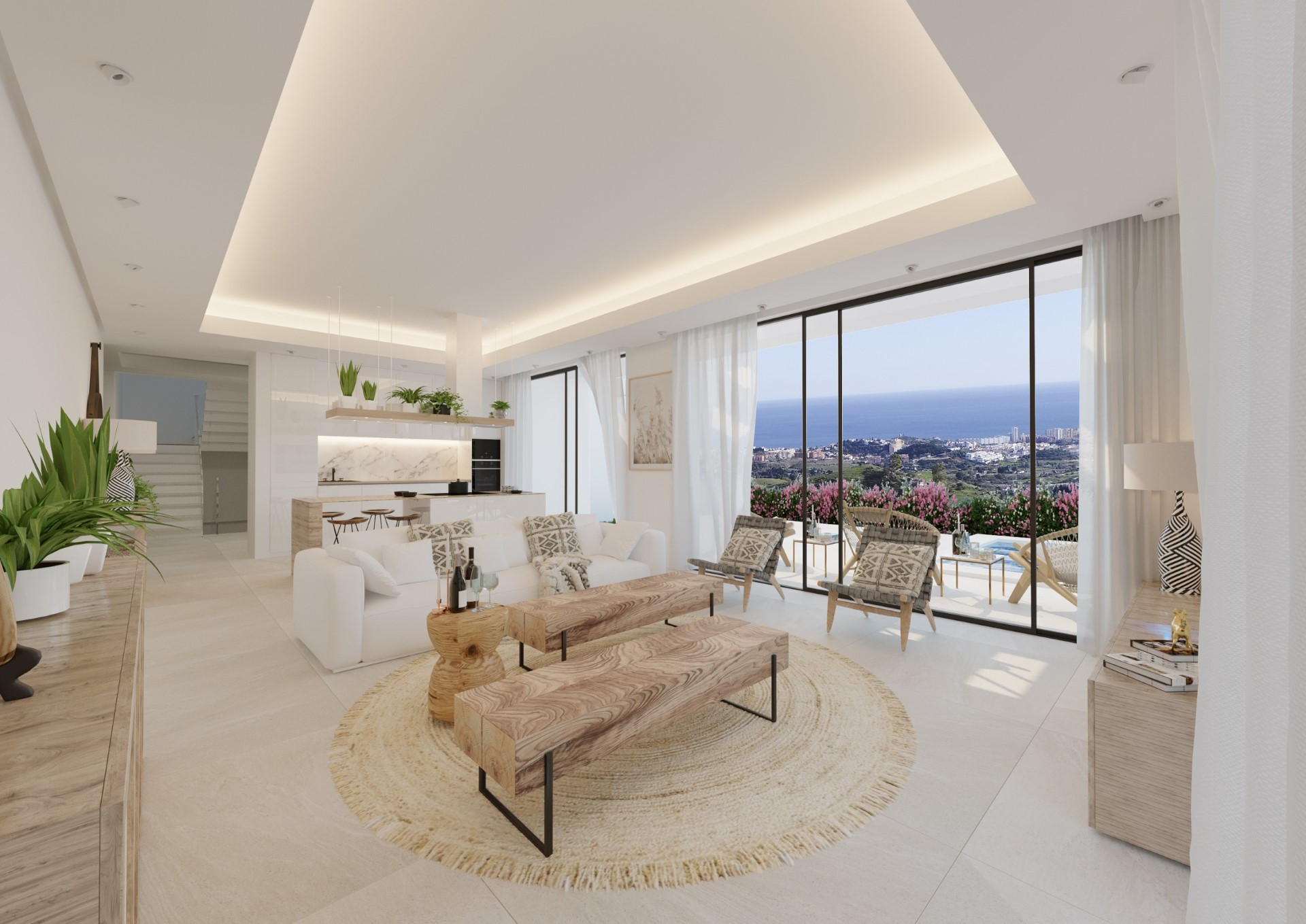 Villas modernas de 4 dormitorios en Mijas Pueblo