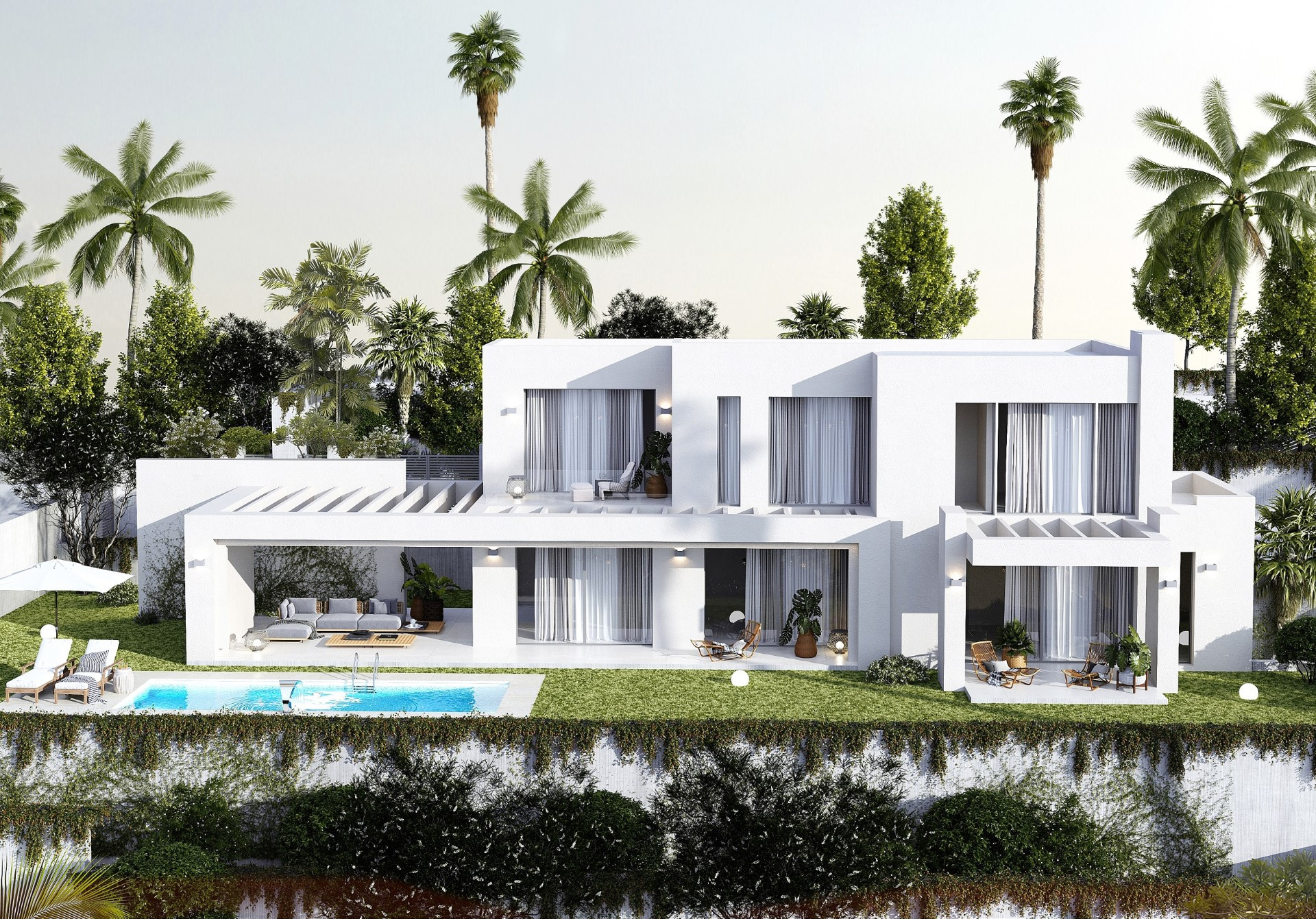 Modern 4 bedroom villas in Mijas Pueblo