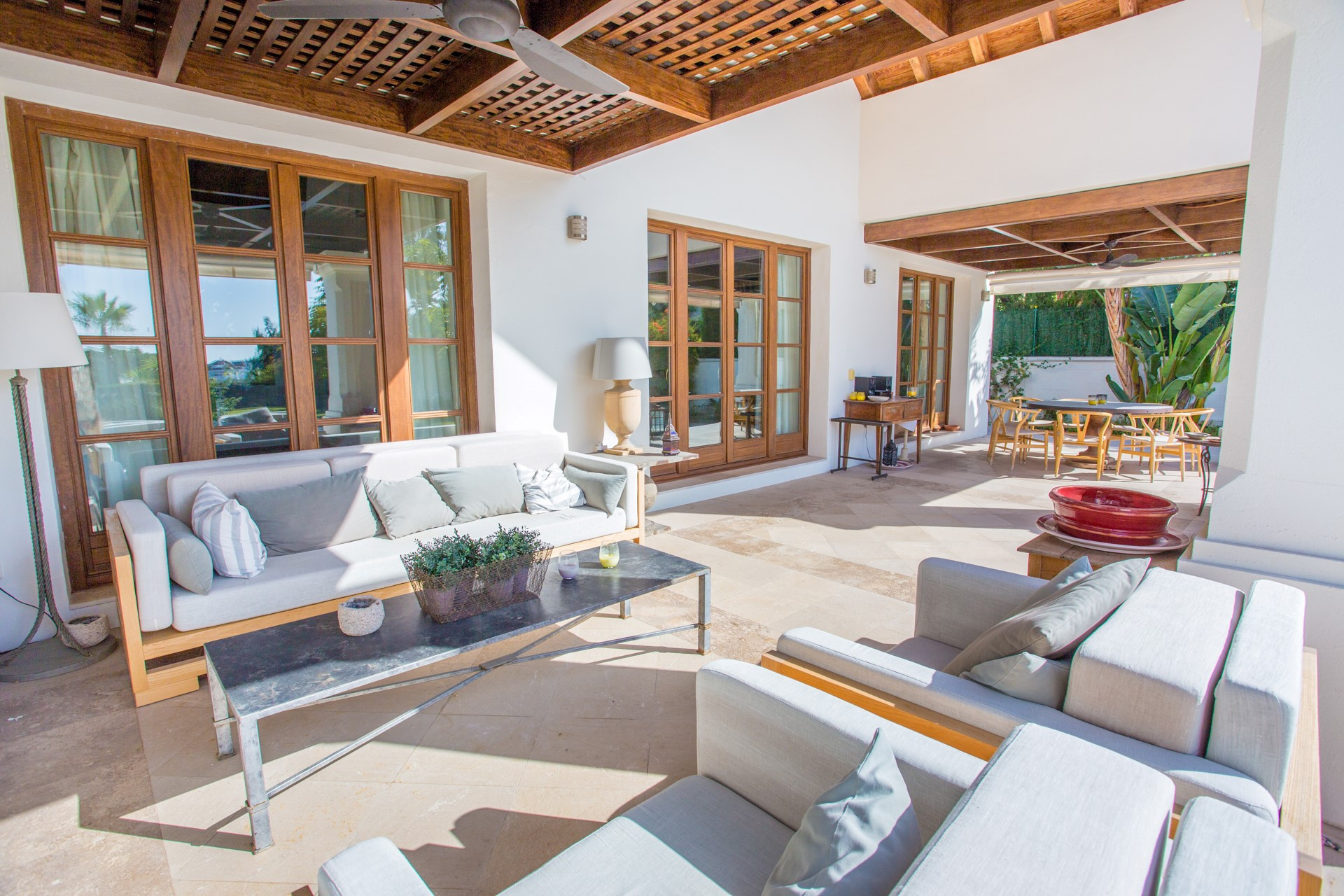 A modern Mediterranean style villa in Las Lomas de Marbella Club