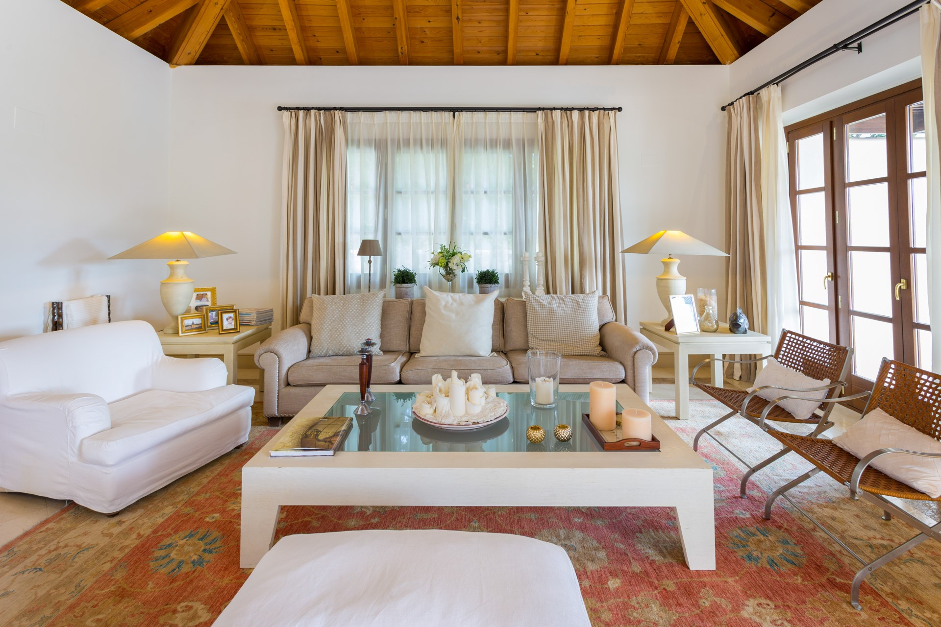 A modern Mediterranean style villa in Las Lomas de Marbella Club