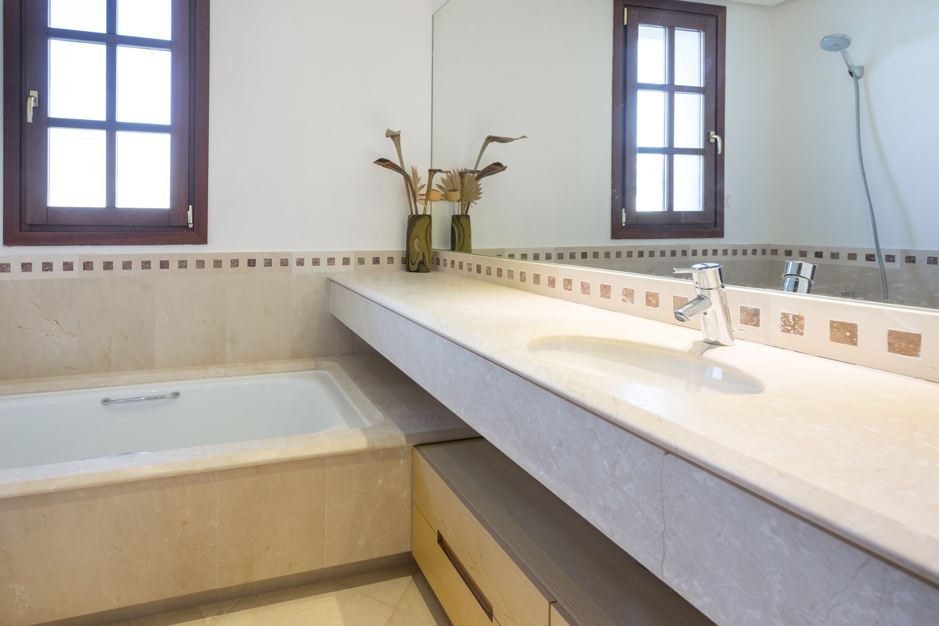 A modern Mediterranean style villa in Las Lomas de Marbella Club