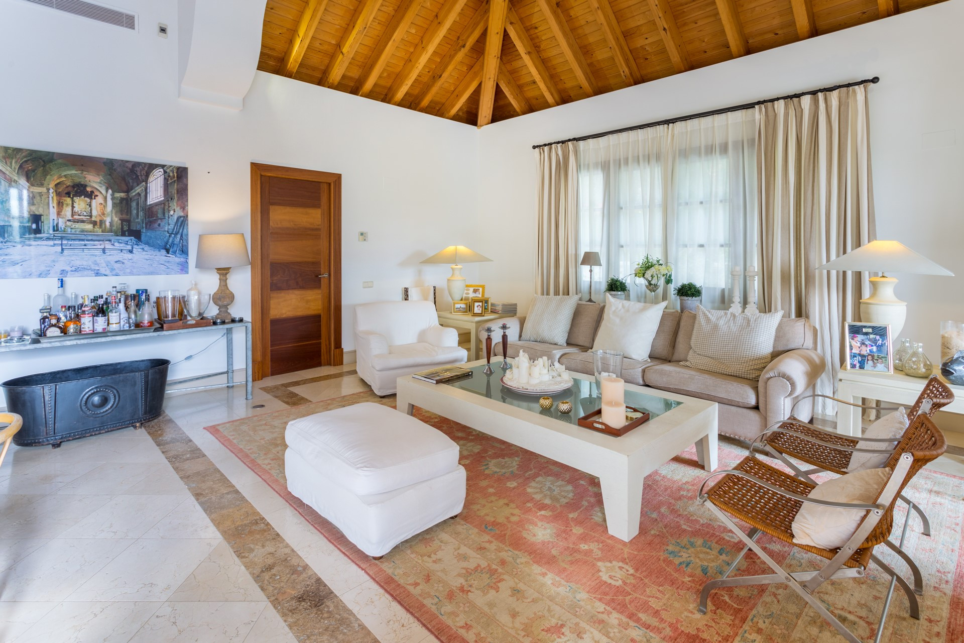 A modern Mediterranean style villa in Las Lomas de Marbella Club
