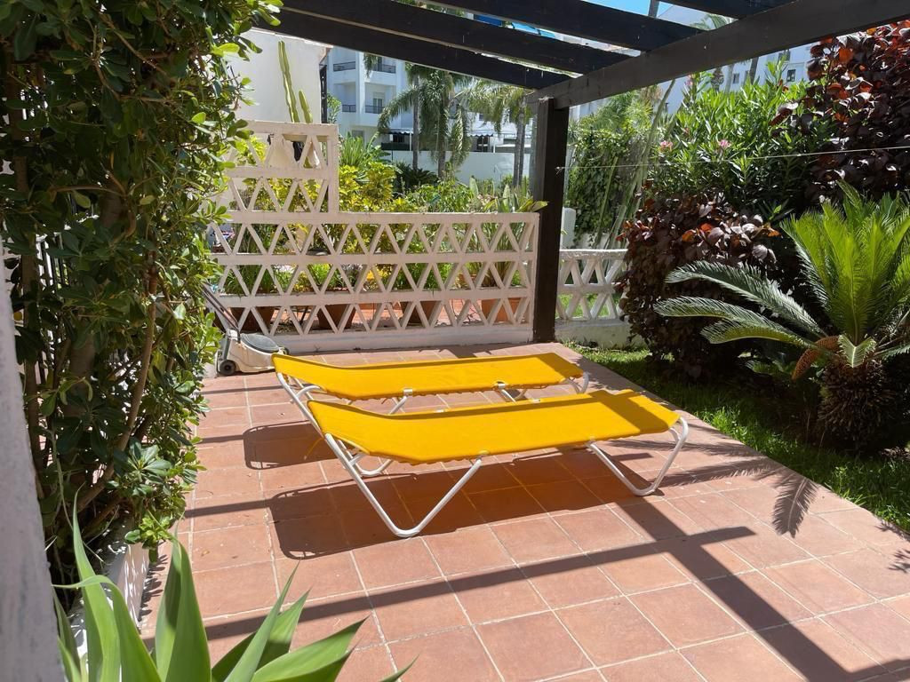 A lovely 3 bedroom ground floor apartment in Jardines del Puerto, Puerto Banus, Marbella.